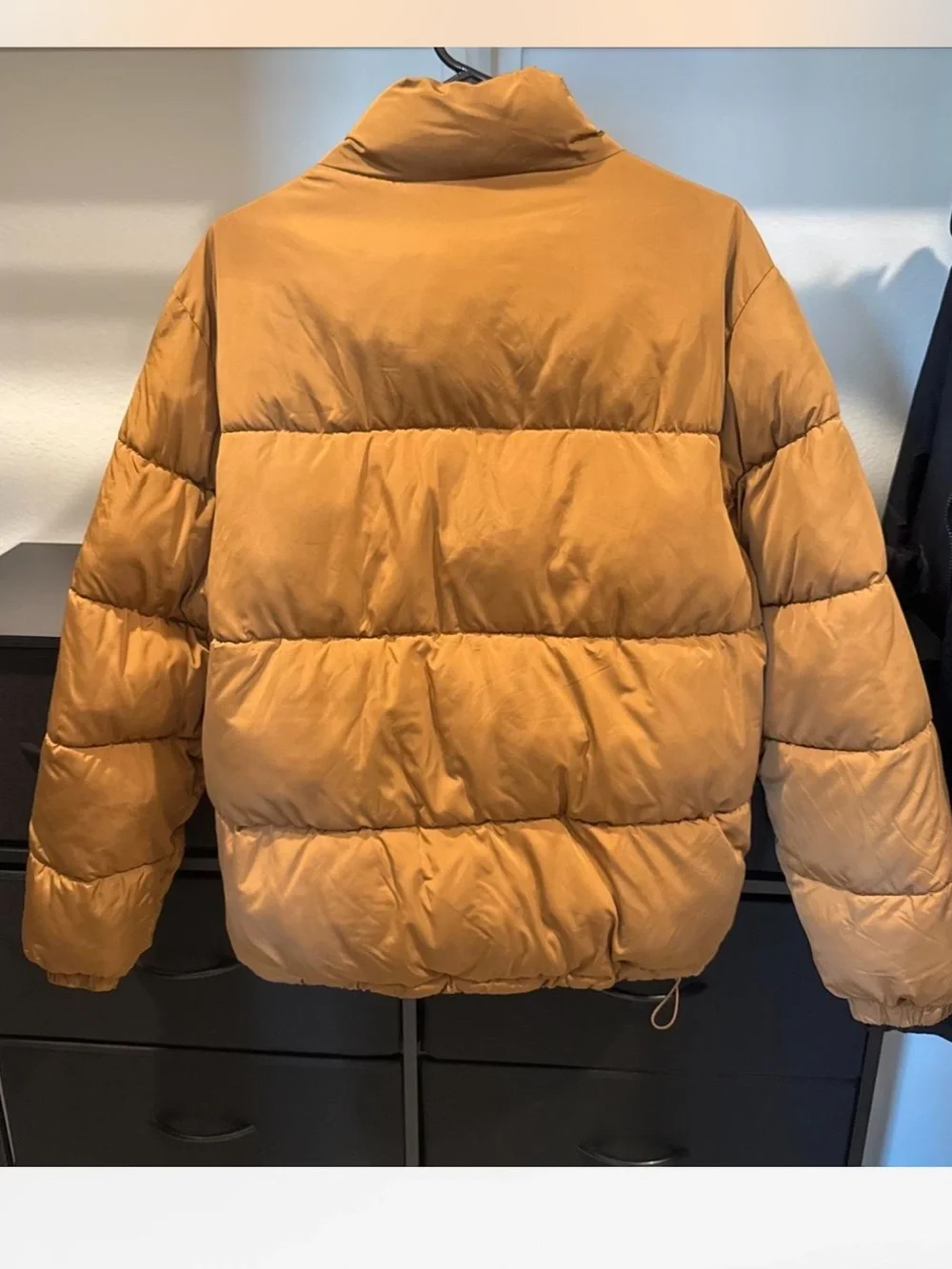 Forever 21 Men's Caramel Brown Puffer Jacket